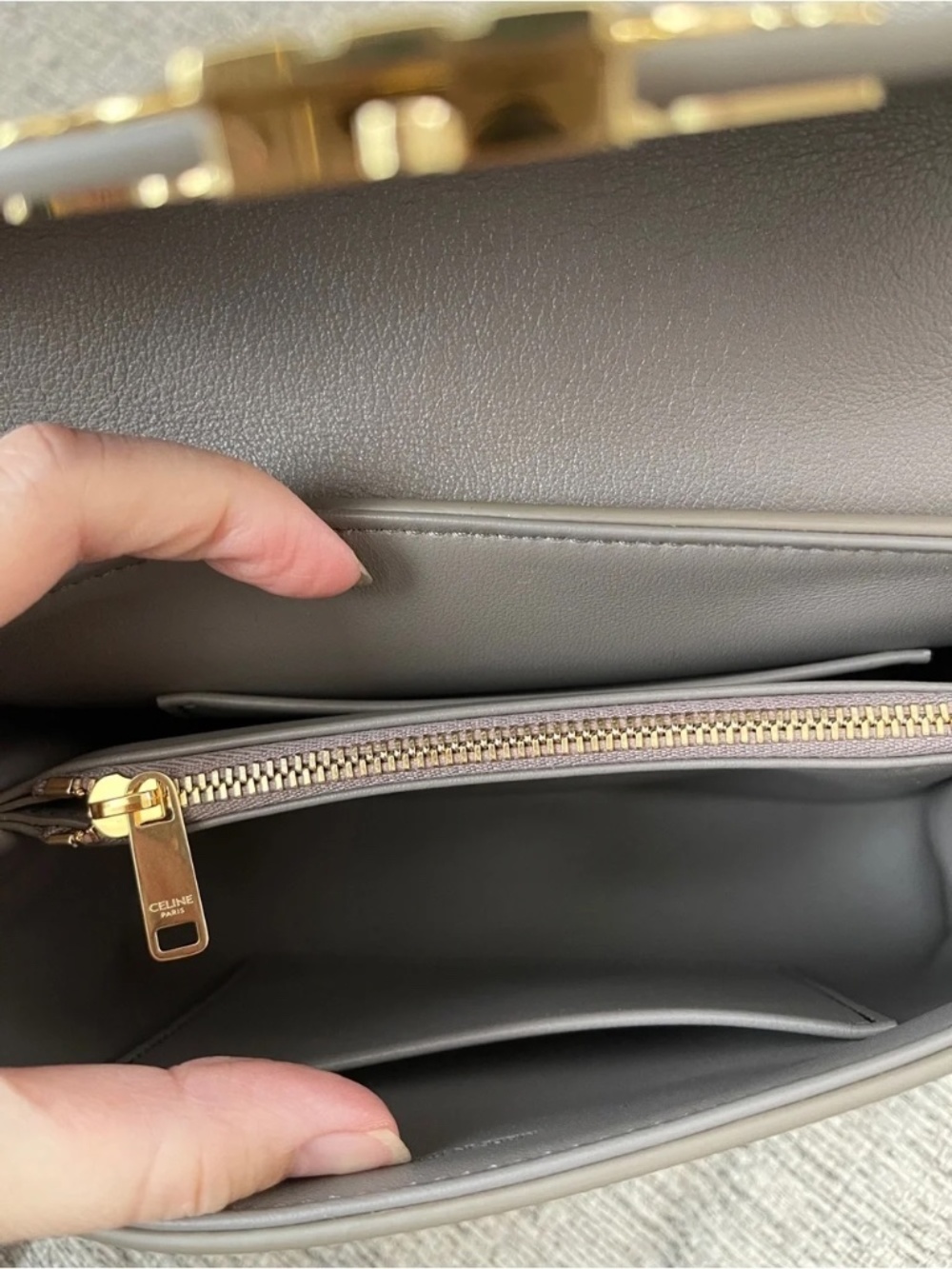 Celine Medium Nino Bag Supple Grained Calfskin - Picture 4 of 11